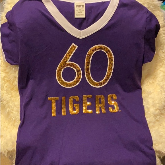 LIKE NEW PINK LSU TIGERS - Picture 1 of 4